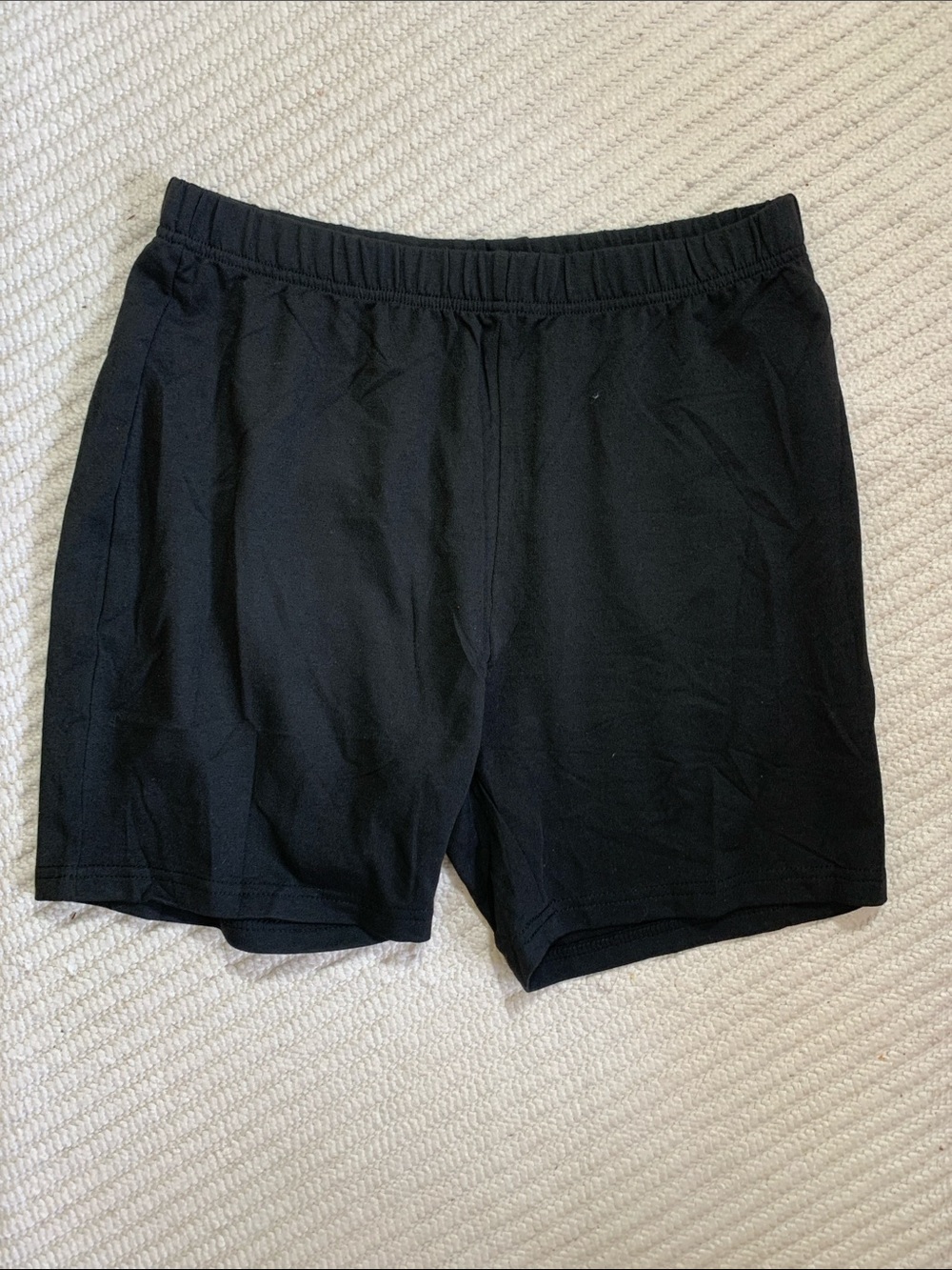 NWOT Women's Black Athletic Shorts, Size L